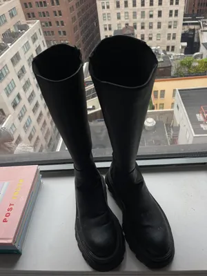 Pull & Bear Black Boots thumbnail 6