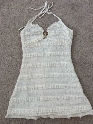 White mini dress thumbnail 2