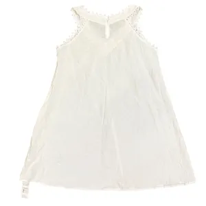 CUPSHE‎ White Embroidered V Neck Sleeveless Beach Cover Up Dress NEW thumbnail 3