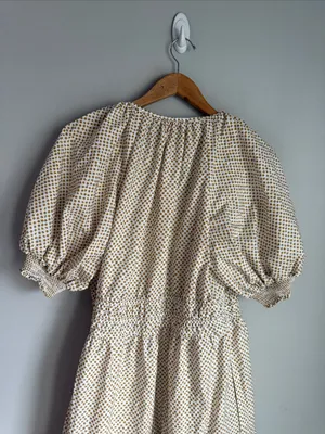 NEW Anthropologie The Somerset Maxi Dress: Puff-Sleeve Edition XL thumbnail 8