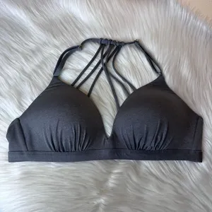 Athleta Aqualuxe Padded Bikini Top Gray Size Medium thumbnail 11