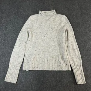 Madewell Donegal Smoke Roll Neck Wool Blend Sweater Grey K5410 Womens Small NWT thumbnail 1