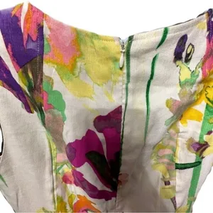 Calvin Klein Womens Multicolor Floral Sleeveless Back‎ Zip Sheath Dress SZ 14 thumbnail 9