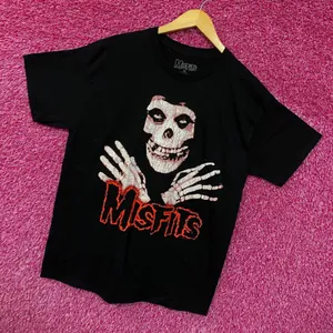 Misfits Crossed Arms Crimson Ghost Horror Punk Band Tee large thumbnail 3