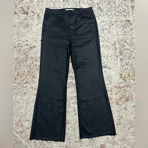 HIDDEN JEANS Coated High Waist Flare Jeans size 30 black thumbnail 14