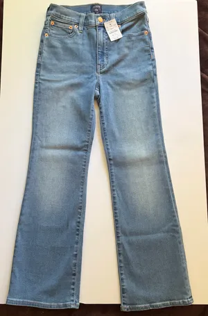 NWT! J.Crew Ankle Flare Jeans- 24 Petite thumbnail 2