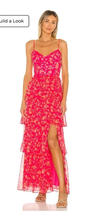 Amanda Uprichard Thaddea Maxi Dress Size XS thumbnail 1