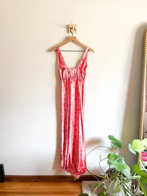Wild Fable Satin Floral Dress Size XS thumbnail 5