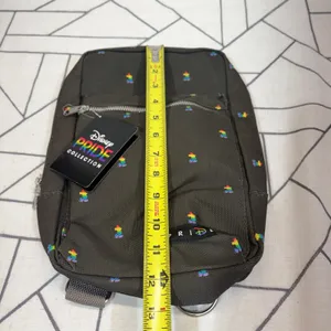 Disney Sling Bag One Size‎ Black Pride Collection Rainbow Mickey Crossbody NWT thumbnail 9