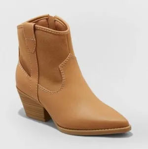 Universal Threads Tan Kay Western Boots Women's 7.5 thumbnail 1