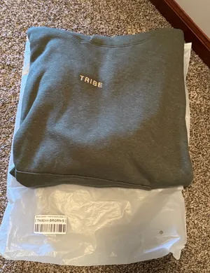 New Tribe Kelley Butter Hoodie Unisex Costal Country Side Pine Green Small thumbnail 4