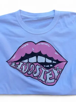 Gildan Indiana University Hoosiers Tee with Pink Lip Graphic thumbnail 3
