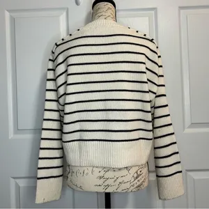 Tahari Striped Cropped Sweater thumbnail 2