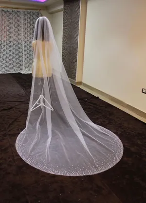 Pearl Wedding Veil Etsy thumbnail 1