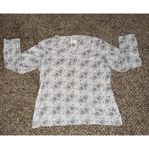 Goodnight Kiss Women's Gray Thermal 2pc Pajama Set Size‎ XL thumbnail 2