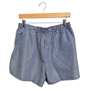 Women's blue white striped Boxer‎ Shorts Relaxed Fit Loungewear Sleepwear size M thumbnail 5
