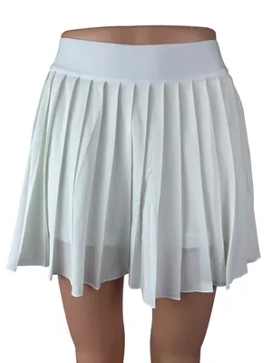 NEW Aritzia TNAction Womens White Yoga Tennis Athletic Activewear Skort Skirt XS thumbnail 1