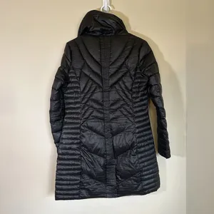 Bernardo‎ Women's Puffer Down Jacket Coat Zipper Front Hooded Black Size XS thumbnail 9