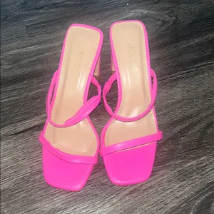Circus by Sam Edelman Hot Pink Heeled Sandals thumbnail 1