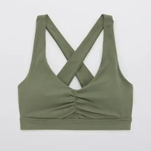 OFFLINE By Aerie Real Me Ruched Sports Bra thumbnail 3