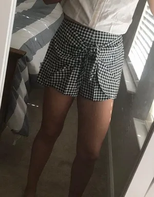 Abercrombie Checkered Tie Skort thumbnail 4