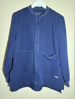 FIGS Bellery Scrub Jacket for Women — 7 Pockets, Bomber-Inspired Fit size Large thumbnail 1