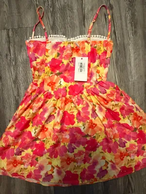 NWT Beginning Boutique Floral Mini Dress thumbnail 3