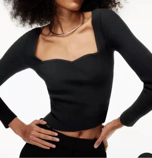 Aritzia Sculpt Knit Sweetheart Longsleeve thumbnail 2