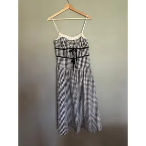 FOR LOVE & LEMONS Georgia Gingham Midi Dress Size Medium thumbnail 4