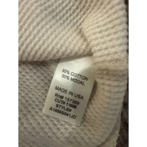 Altar'd State Route 66 Cropped Thermal Waffle Knit Long Sleeve Top‎ thumbnail 6