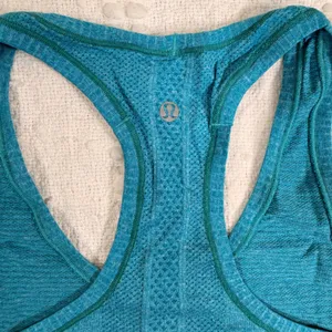 Lululemon Swiftly Tech Racerback Tank Top Teal Heathered Blue Workout Gym Mens thumbnail 3