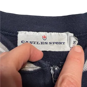 💙😈 Vintage Castle Sport‎ Duke Blue Devils Embroidered Zip Jacket M 😈💙 thumbnail 4