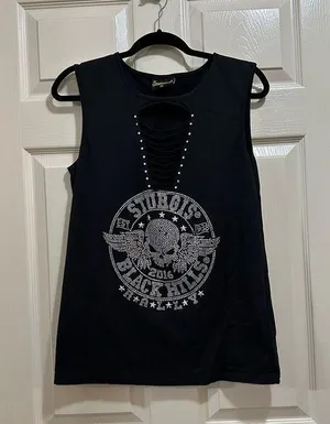 Women’s Biker Clothing Company tank top 2016 sturgis black hills rally size 2XL thumbnail 1