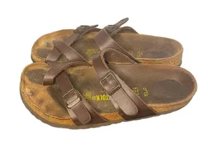 Birkenstock Mayari Brown Buckled Sz 8 Regular/EU 39 Sandals thumbnail 3