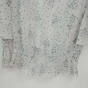 Studio Y L Whimseygoth White Silver Stars Beaded Top thumbnail 9
