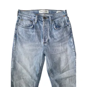 Denim Forum The Yoko High Rise Slim Jeans Womens 27 Light Wash Excellent‎ Frayed thumbnail 2