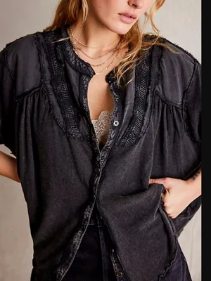 Free People We The Free Sofia Henley Blouse thumbnail 1