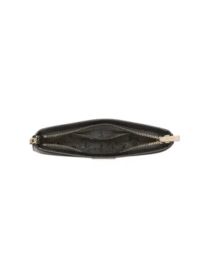 Kate Spade Black Saffiano Mini Shoulder Bag Pochette W/ Gold Chain Kenzie $249 thumbnail 4