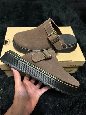 Dr Martens Brookline brown leather mules clogs slip on shoes women’s 9 new thumbnail 2