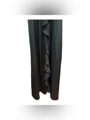 Gina Tricot Forest Green Satin Maxi Dress - Size 38 (EUC) thumbnail 7
