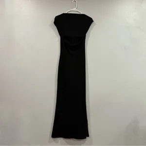 REFORMATION Harlyn Black Cut Out Short Sleeve Maxi Dress Small S NWOT thumbnail 5