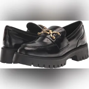 Steve Madden Lyanna black buckle loafers Y2K style NWOT thumbnail 8