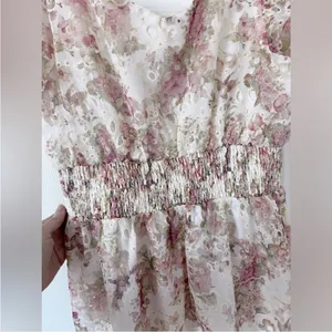 Solitaire Floral Eyelet Puffed Sleeve Maxi Dress thumbnail 6