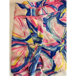 Lilly Pulitzer‎ Adie Shorts Womens 0 Pink/Blue Loud 3" Inseam Bright Colorful thumbnail 2