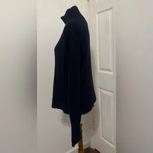 Vintage Abercrombie & Fitch Lambswool Blend Funnel Neck Sweater 90s Y2K Medium thumbnail 2