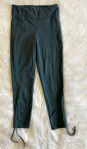 ADORE ME Dark Green‎ Drawstring Leggings Athleisure Pants Womens Size S thumbnail 1