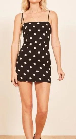 ✨Reformation Mini Polka Dot Sz 10 Dress✨ thumbnail 1
