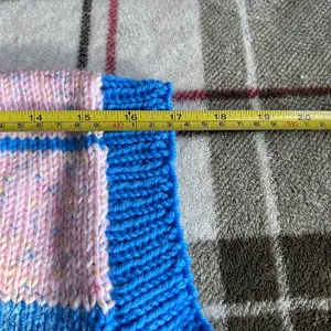 Handmade knitted holiday top Multiple thumbnail 5
