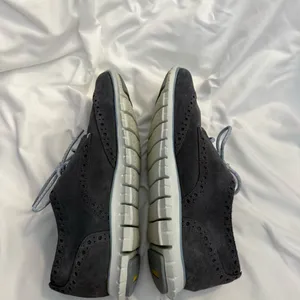EUC Cole Haan ZEROGRAND Suede Wingtip Oxford Lace-up Shoes thumbnail 2
