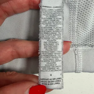 Nike Large Indy Sports Bra Light Grey Dri-FIT Strappy AQ8686-100 Activewear thumbnail 8